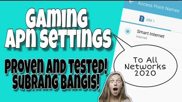 Best Gaming APN 2020 | Proven And Tested! Subrang Bangis!